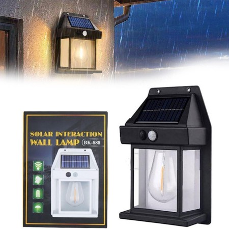 Solar Rechargeable Interaction Wall lamp BK-888