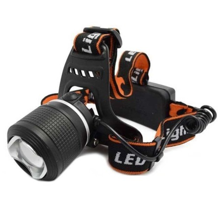 Rechargeable Led Headlight Dual Light Zoom Head lamp