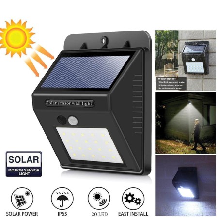 LED Waterproof Motion Sensor Solar Light